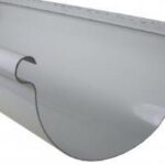 Curved Half-Round Steel Gutter