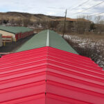 Storage unit roofing