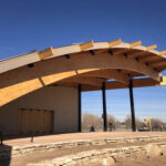 commercial roofing of slanted building