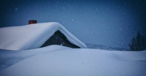 snowy roof