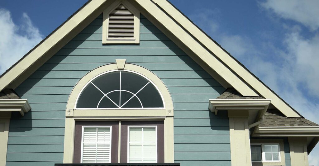 Close up of house exterior