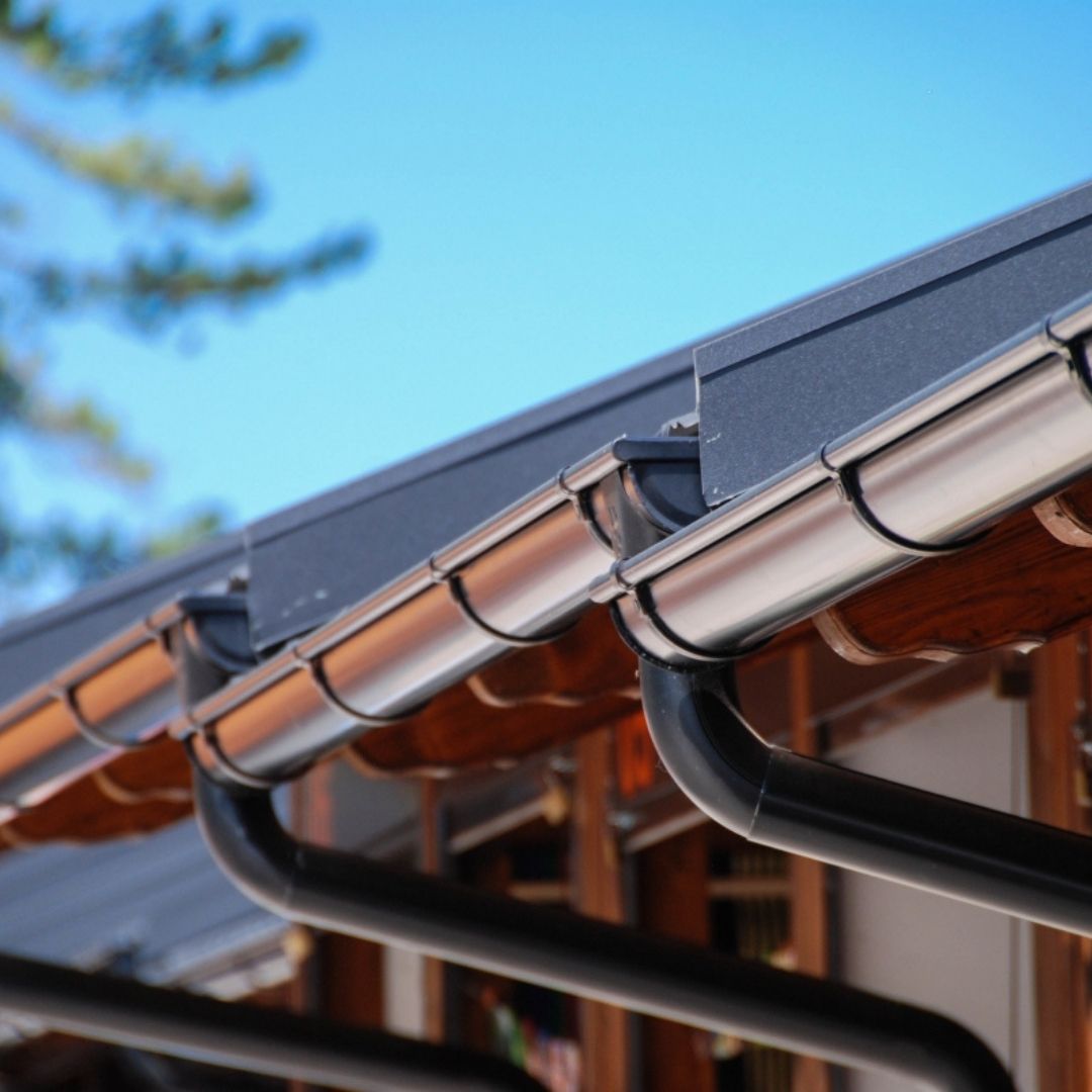 photo of new gutters
