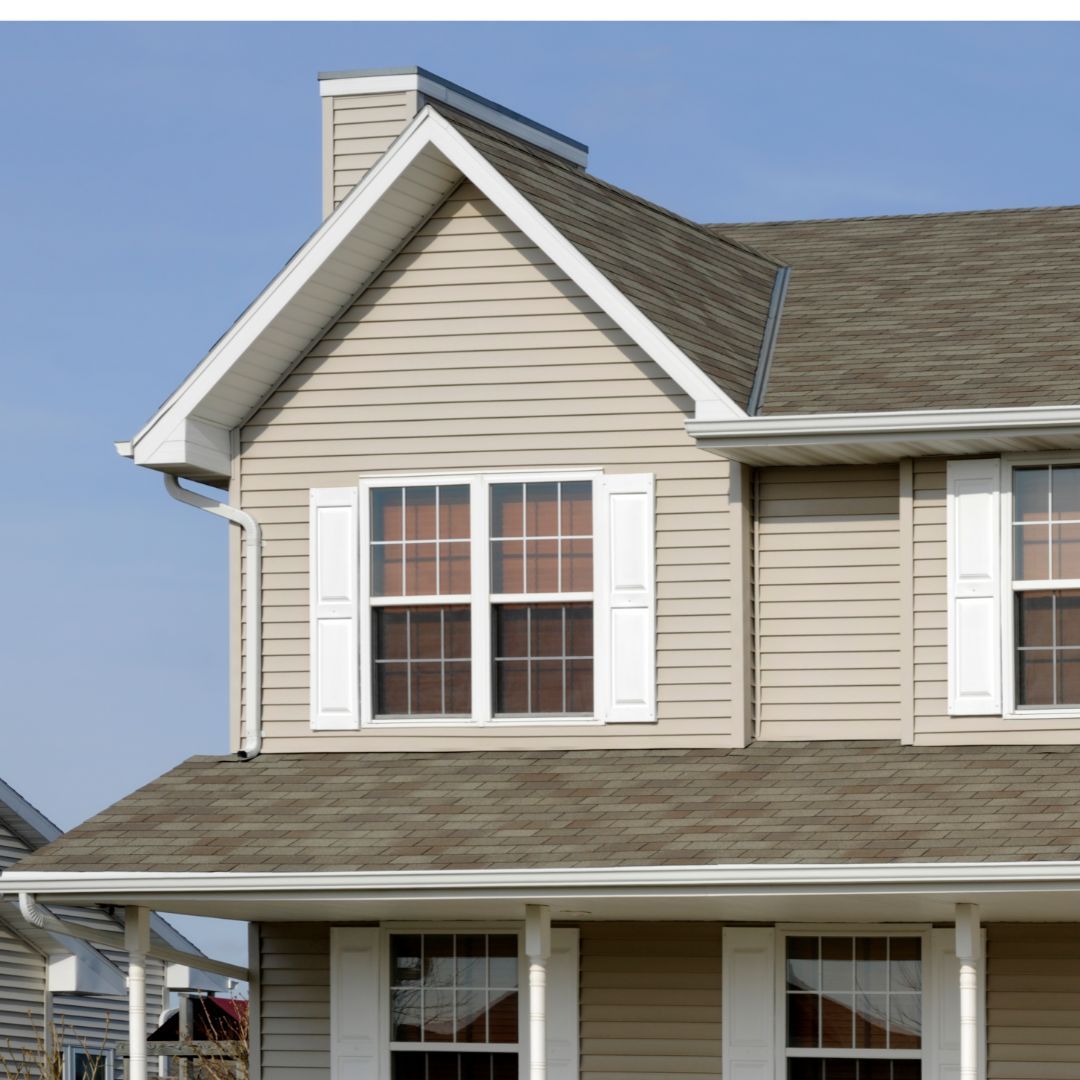 home with seamless gutters