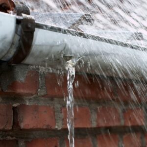 major gutter leak